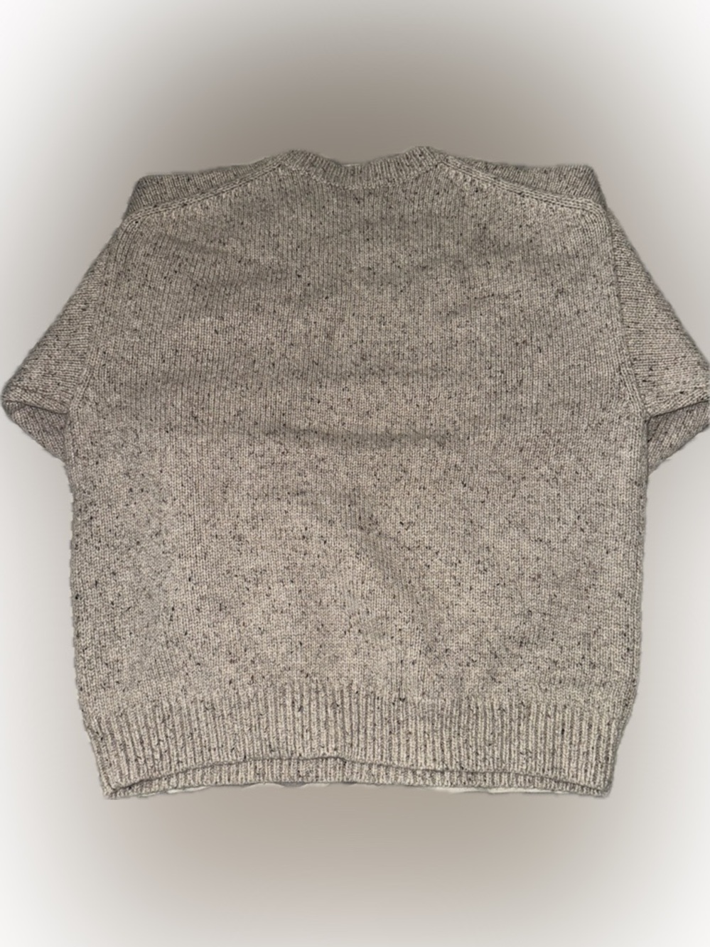 Aritzia MARL OAT BEIGE Bronco Crewneck Sweater - Picture 3 of 3